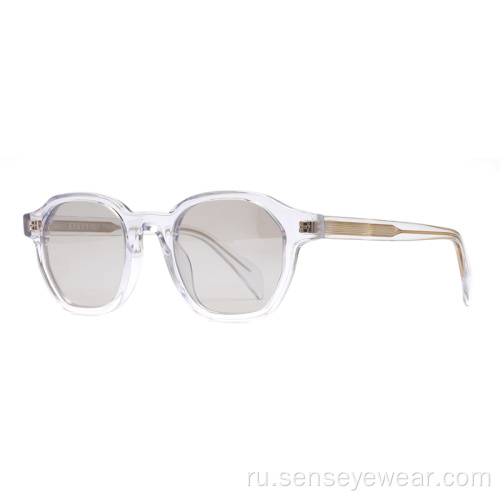 Ацетатные солнцезащитные очки с высоким уровнем квадрата Eco UV400